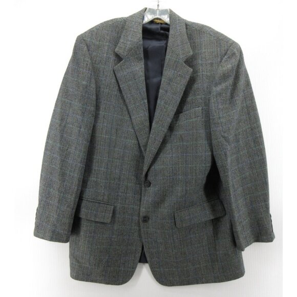 VINTAGE Brooks Brothers Sport Coat 41 Blazer Tweed Herringbone 90s USA* - Picture 1 of 16